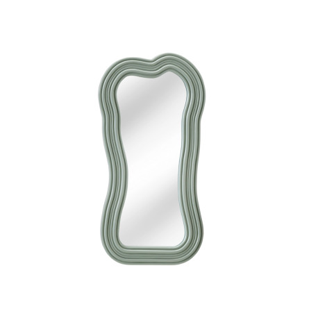 Miroir mural vague vert sauge 100 cm