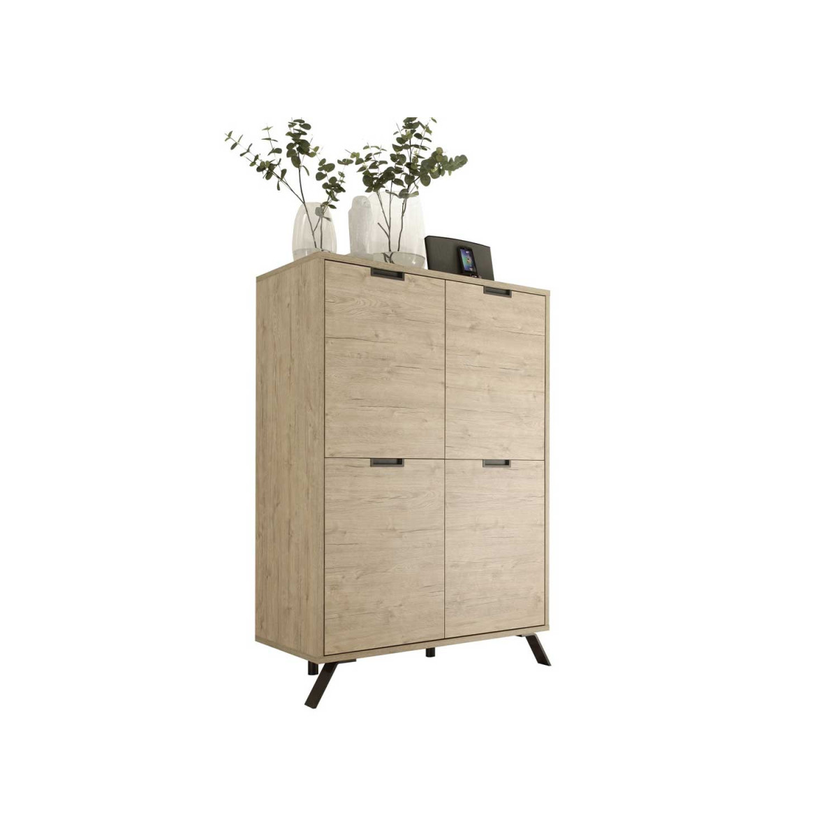 Buffet bahut haut 4 portes chêne