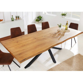 Table de salle à manger 2m en bois chêne huilé