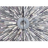 Buffet noir 4 portes à mosaïques multicolore
