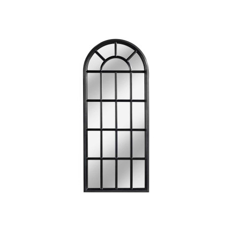 Miroir mural fenêtre 140 cm noir