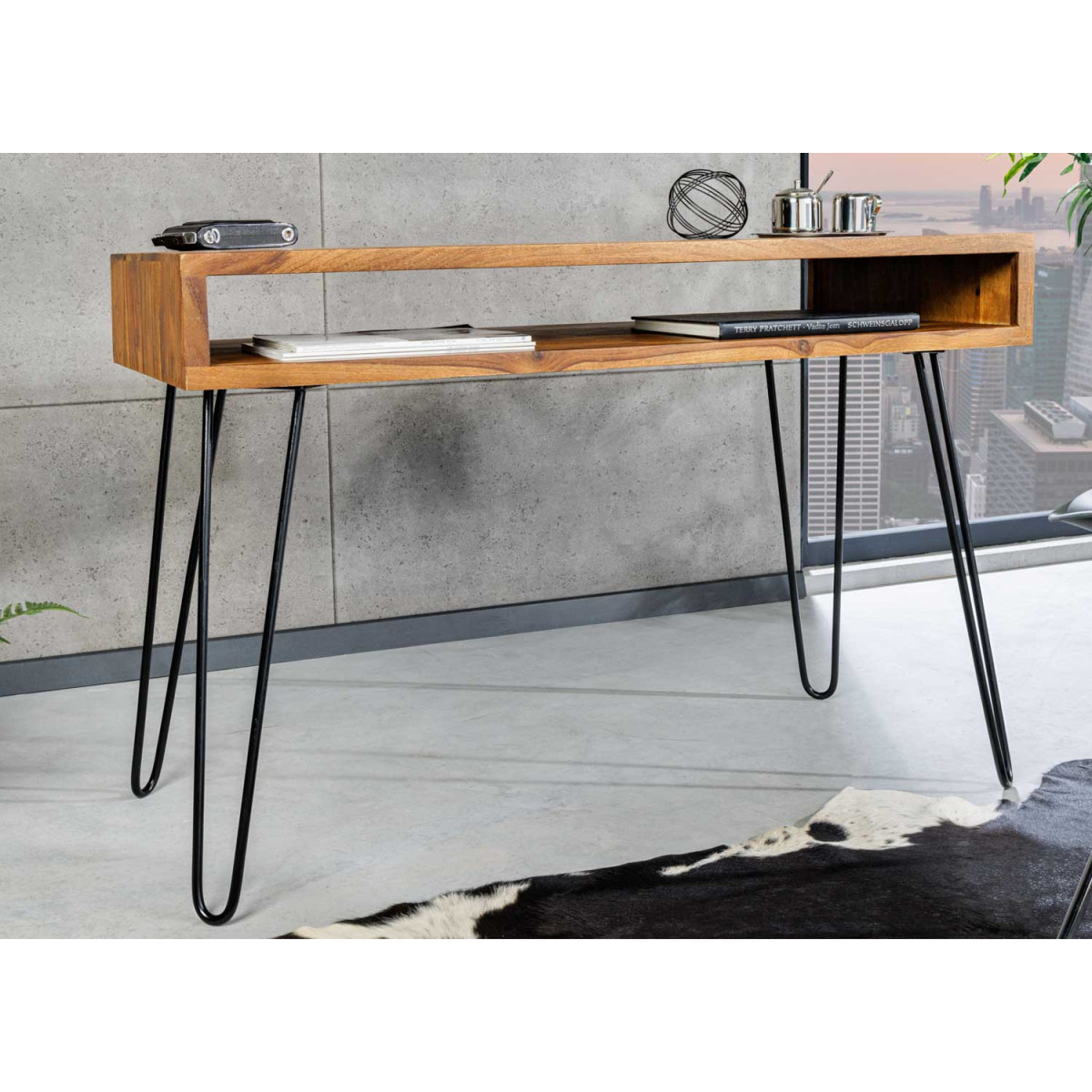 Console Bureau BE ALIVE Design moderne - Pratique et chic Kit-M