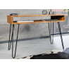 Bureau 1 compartiment 110 cm bois et métal