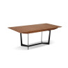 Table de salle à manger extensible noyer 2m-2m50