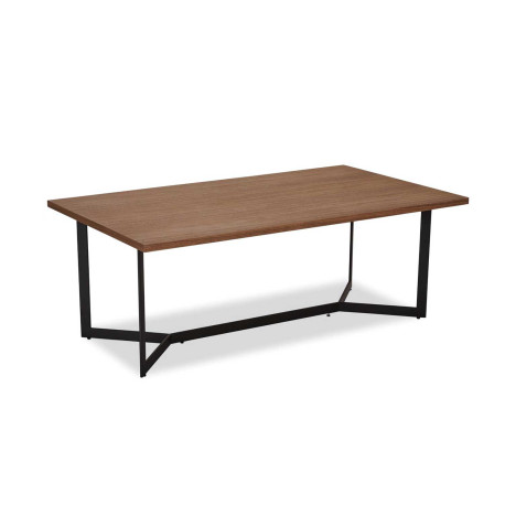 Table basse rectangulaire 140 cm noyer américain