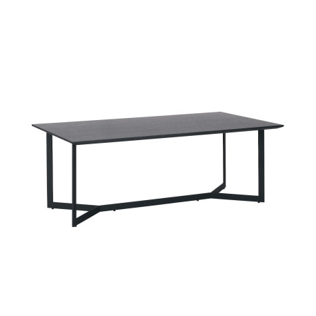 Table basse rectangulaire 140 cm chêne noir