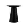 Table d'appoint ronde 45 cm chêne noir