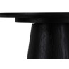 Table d'appoint ronde 45 cm chêne noir