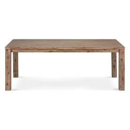 Table de salle à manger 180 cm bois brun