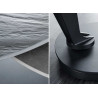 Table basse modulable céramique noir et gris béton