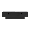 Meuble télé design noir 2 portes 160 cm