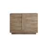 Meuble commode 2 portes chêne 121 cm