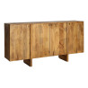 Buffet moderne manguier 4 portes 170 cm Sofia