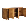 Buffet moderne manguier 4 portes 170 cm Sofia