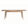 Table extensible en bois 1 allonge 160-220 cm Giulia