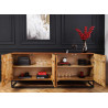 Buffet original façades mosaïque effet 3D manguier marron