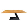 Table à manger acacia 2m et métal Wilson
