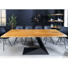 Table à manger acacia 2m et métal Wilson