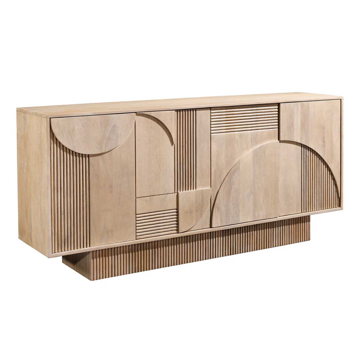 Buffet en manguier 4 portes Davis