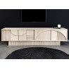 Meuble TV manguier et acacia 4 portes Davis