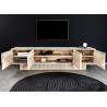 Meuble TV manguier et acacia 4 portes Davis