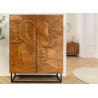 Buffet haut en manguier brun serpent Snaky