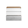 Commode moderne 3 tiroirs Pixel