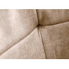 Chaise de bureau velours champagne grège Makoto
