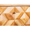 Bureau 2 tiroirs acacia miel 132 cm Yuki
