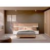 Lit double 160x200 cm contemporain Yuna