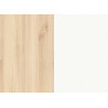 Lit moderne 180 en bois avec chevets suspendus Yuna