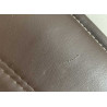 Banc simili cuir marron foncé 155 cm "SECONDE VIE"