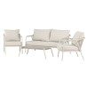 Salon de jardin en aluminium beige Sicile