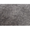 Canapé d'angle tissu texturé chenille gris Elion