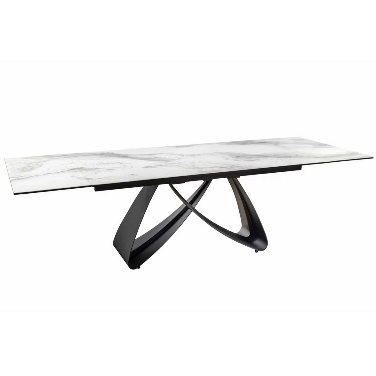 Table à manger céramique marbre blanc 10 personnes Eclipse