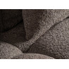 Canapé 4 places tissu bouclé marron 284 cm Libra