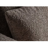 Canapé 4 places tissu bouclé marron 284 cm Libra