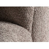 Canapé 4 places tissu bouclé marron 284 cm Libra