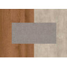 Lit double 180x200 cm avec tête de lit tapissée et éclairage led
