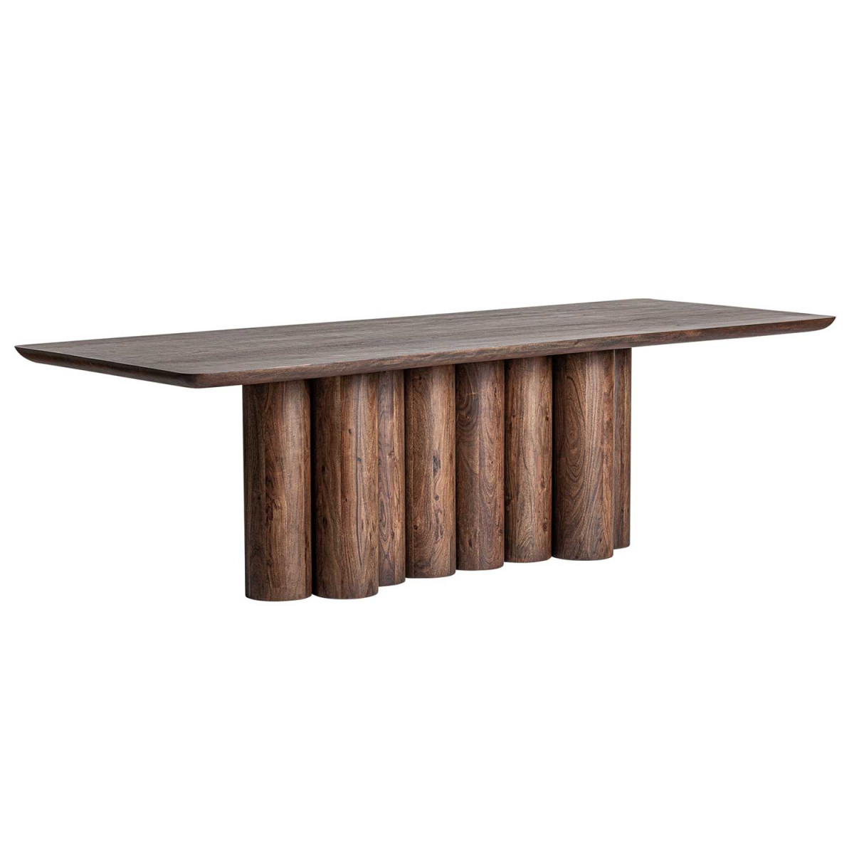 Table à manger acacia marron 260 cm Beker