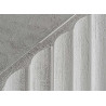 Buffet en résine blanche 140 cm 3 portes Lumina