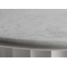 Table ronde en résine blanche 120 cm Lumina