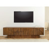 Meuble TV en manguier marron 4 portes Davis