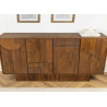 Buffet en manguier marron 4 portes Davis