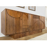 Buffet en manguier marron 4 portes Davis