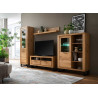 Ensemble TV moderne en bois chêne sauvage Jambo