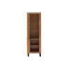 Vitrine 2 portes 199 cm en bois chêne sauvage Jambo