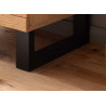 Buffet haut 140 cm bois et noir Jambo