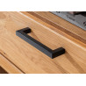 Buffet haut 140 cm bois et noir Jambo