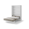 Lit blanc escamotable vertical 140x200 cm Bed Concept